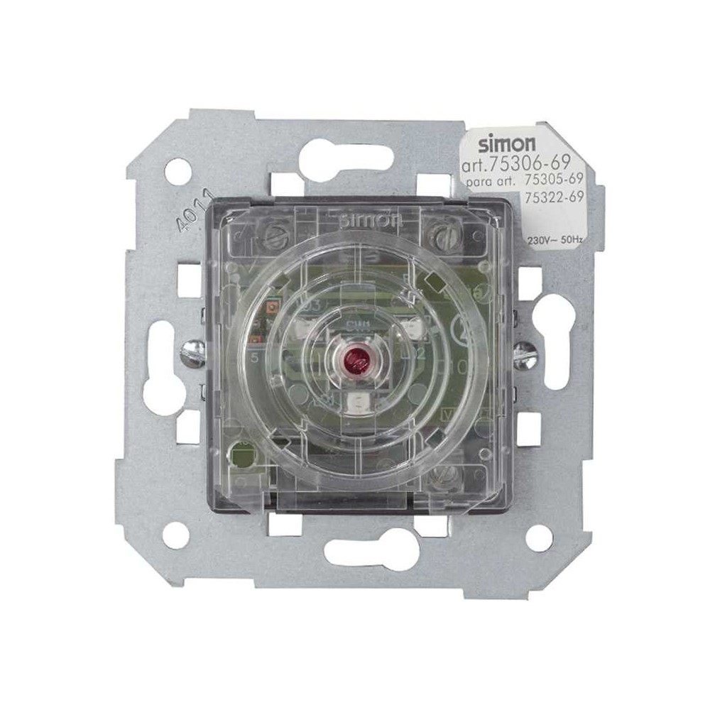 Simon 75306-69 Auxiliar Para Int/Conmutador Y Regulador De Tacto Con Luminoso