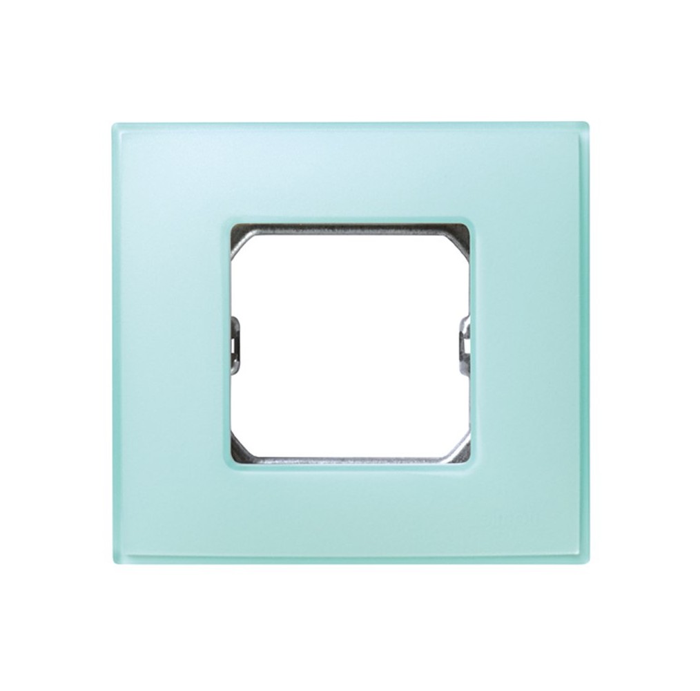 Simon 27771-62 Placa 1 Elemento  (Verde Mate)