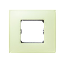 Simon 27771-61 Placa 1 Elemento  (Amarillo Mate)
