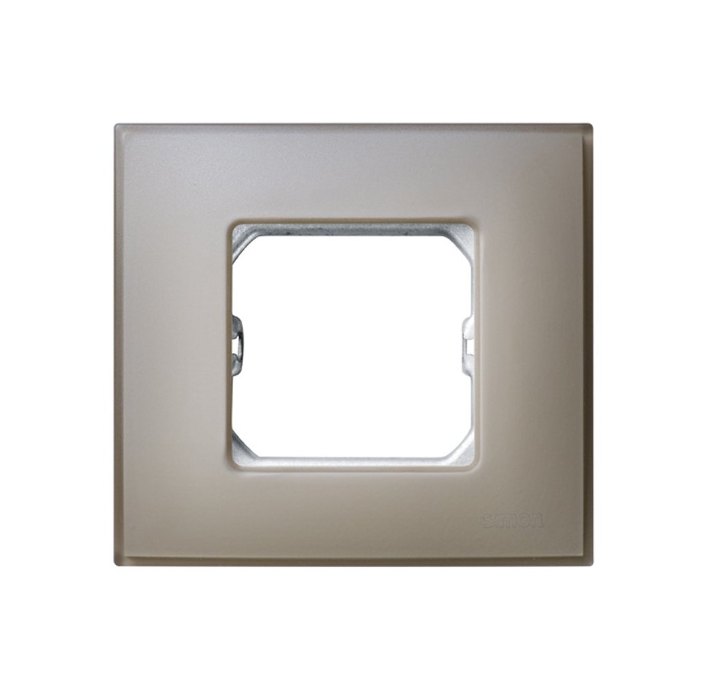 Simon 27771-65 Placa 1 Elemento  (Gris Mate)