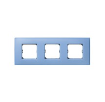 Simon 27773-63 Placa 3 Elementos (Azul Mate)